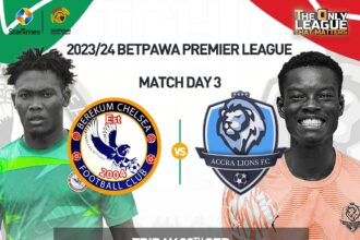 MAX GPL 2023/24: Match day 3 preview - Berekum Chelsea Vs Accra Lions