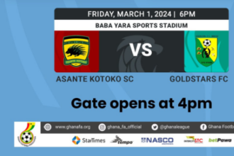 #GhanaPremierLeague: Asante Kotoko versus Bibiani Goldstars - Matchday 19 Preview